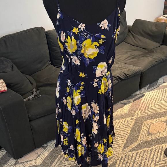 blue and yellow floral dress Bow REFORMATION Salsa Maxi Dress Shape_A-Line Weight:Bag-10g / 0.35oz